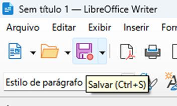 Ícone de salvar
